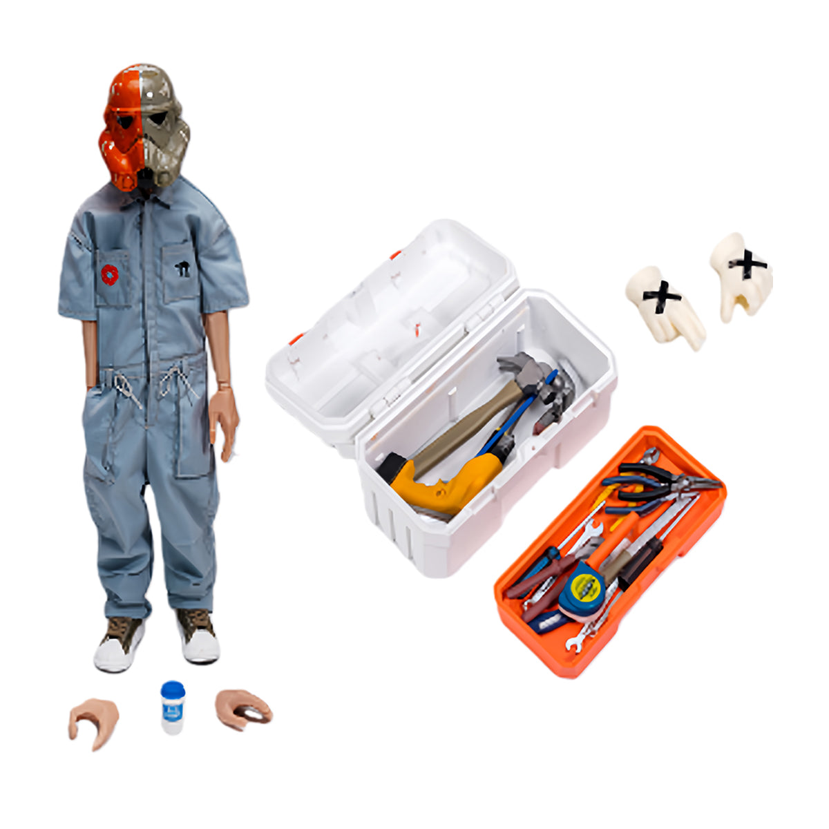 TrickyMan12 FB-10145 Atmosphere Trooper + Carrier Case with Tools Set 1/6 Scale Action Figure