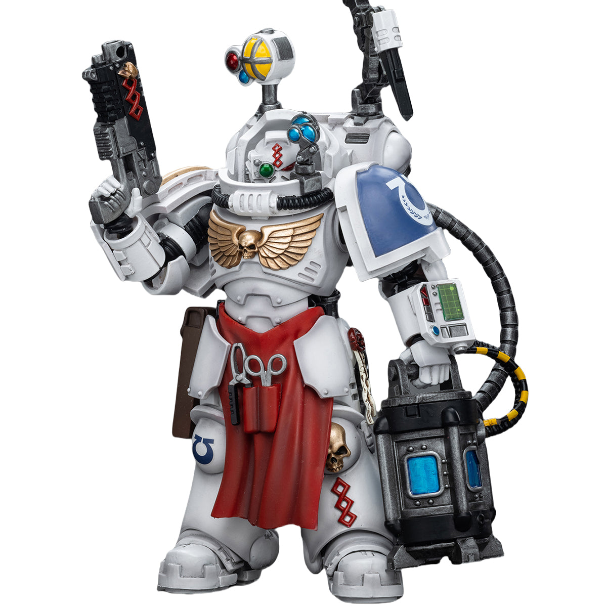 JOYTOY Warhammer 40,000 1/18 Uitramarines Apothecary Biologis JT7219 Action Figures