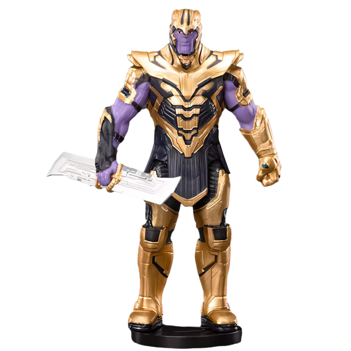 ZD Toys Collectible Figure Full Set: 4-inch Simple Articulated - Thanos, 1:20 Scale Miniature