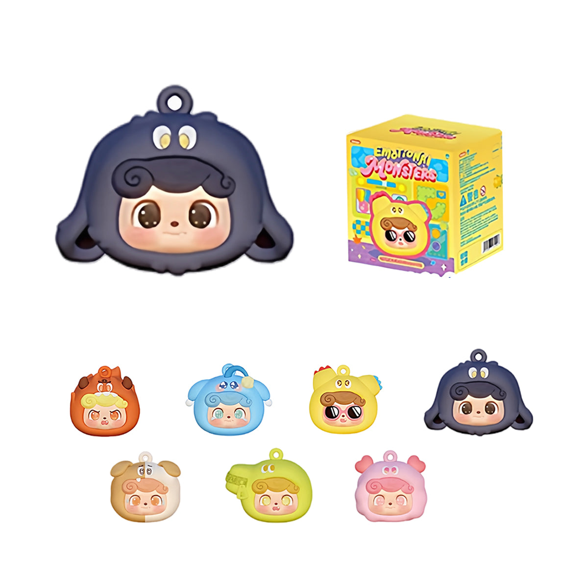 JOTOYS Q.Kid Emotional Monsters Mini Series Box Blind Box Figure