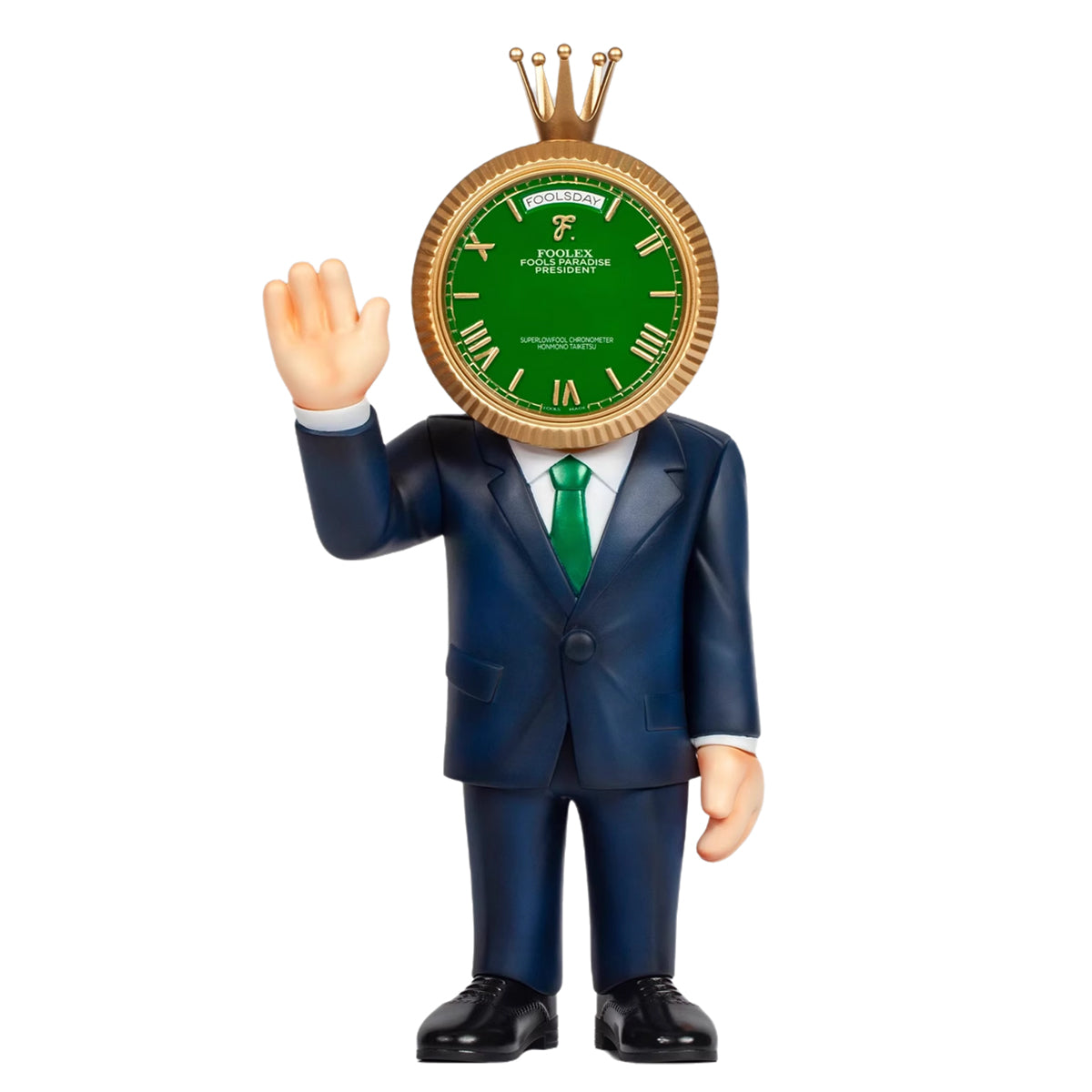 Estatua y figura del presidente Fools Paradise, altura 35 cm