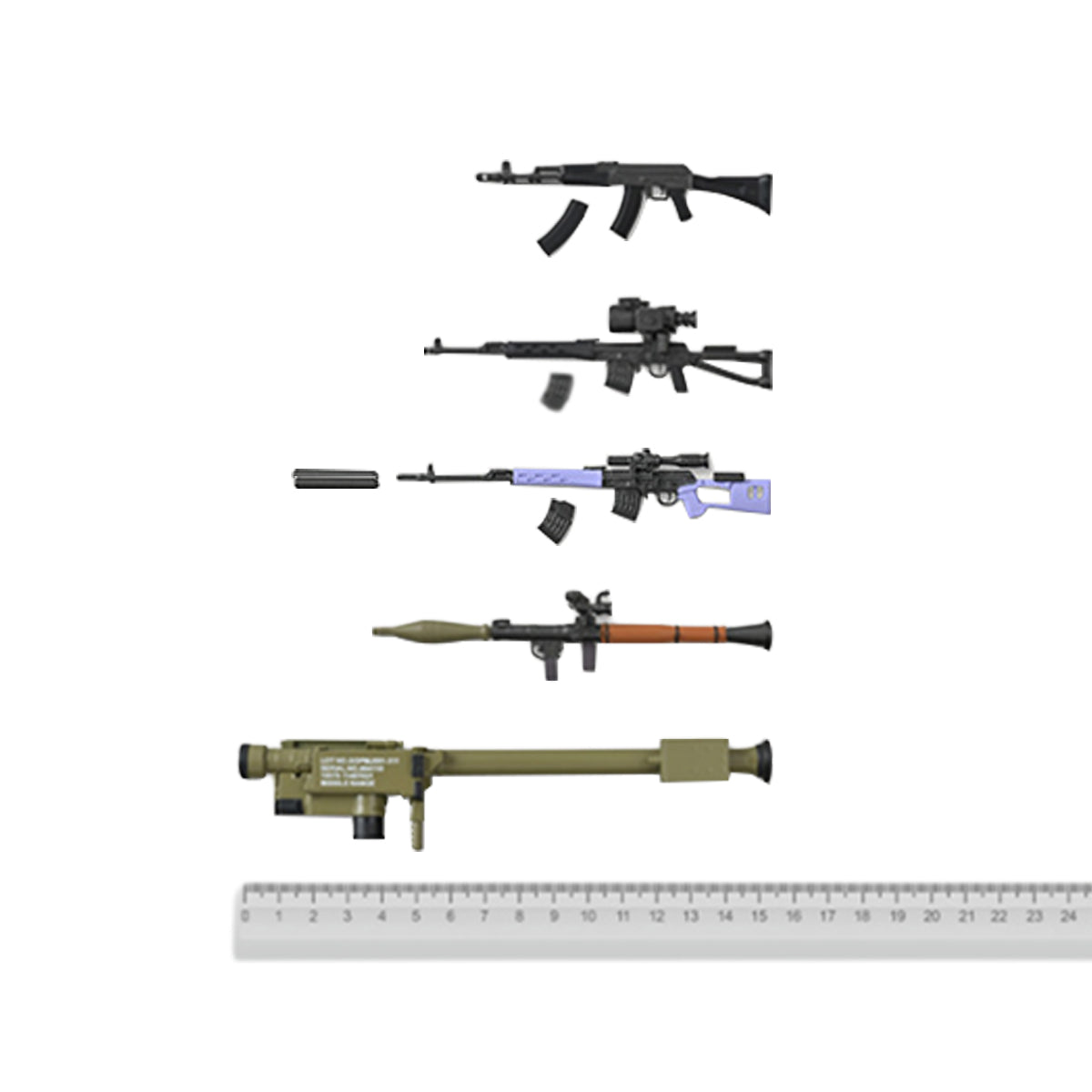 ZYTOYS ZY6002B Purple Series 2 1/12 Weapon Accessory Pack