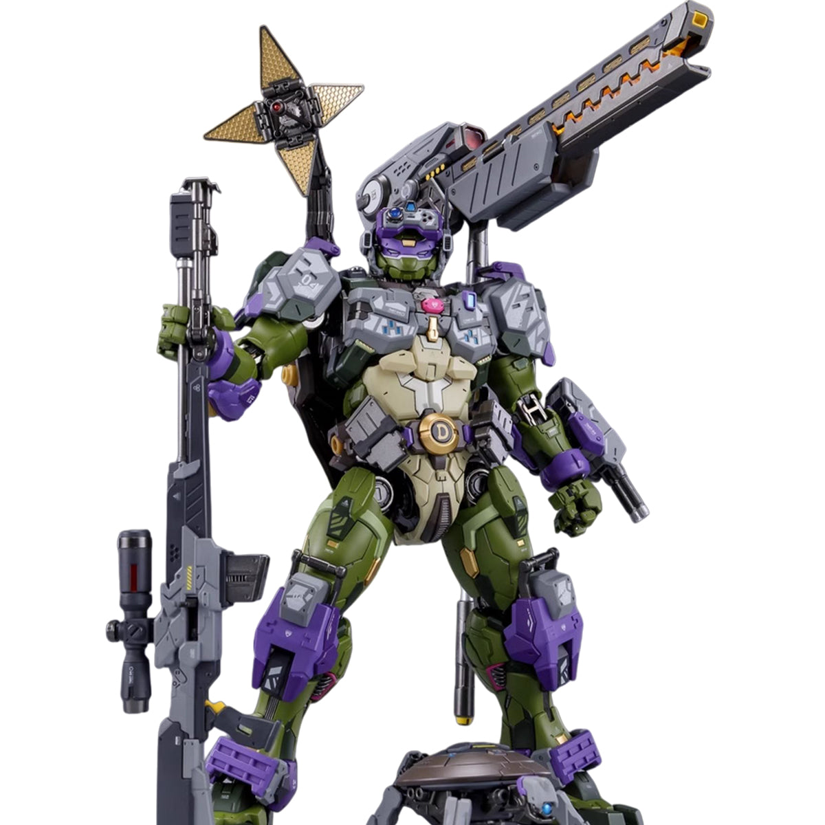 (Only Shipped to the US) HEATBOYS Mecha Alloy Armor TMNT Donatello HB0015 Action Figure