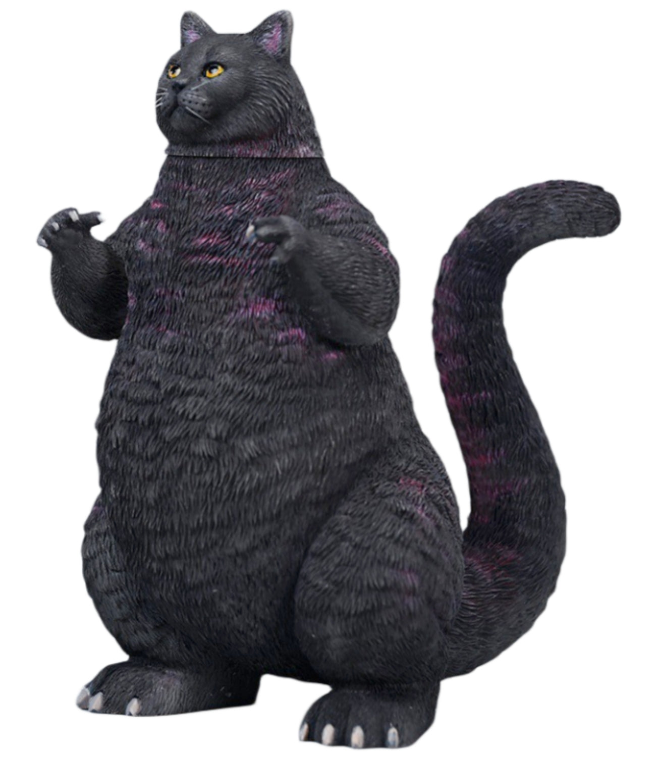 JXK JXK226B Black Meowzilla Expertly Hand-Painted, Lifelike Animal Figurine