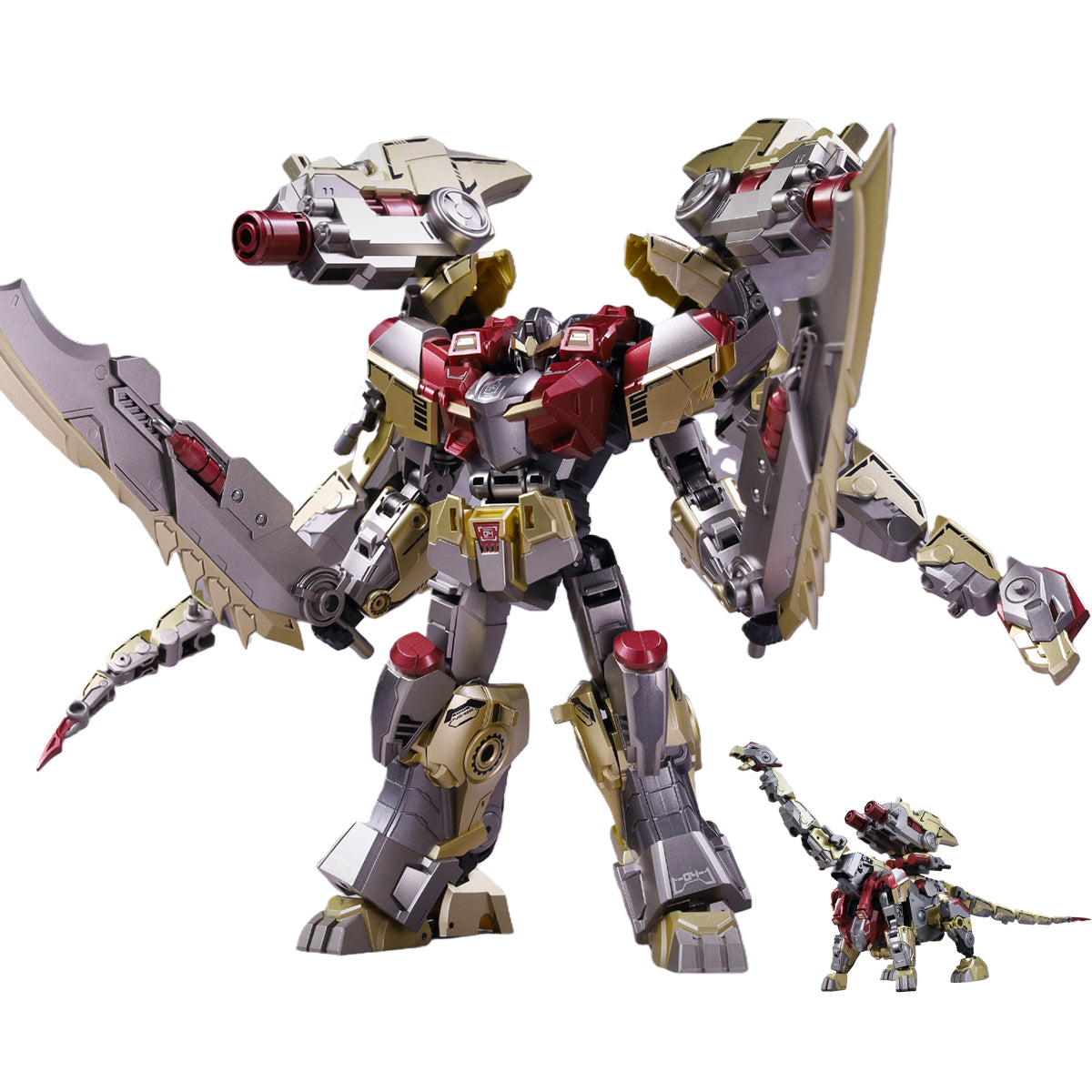 Figuras de acción mecha transformables de grado heroico BRONTOSOLID de CANG TOYS Trans Age