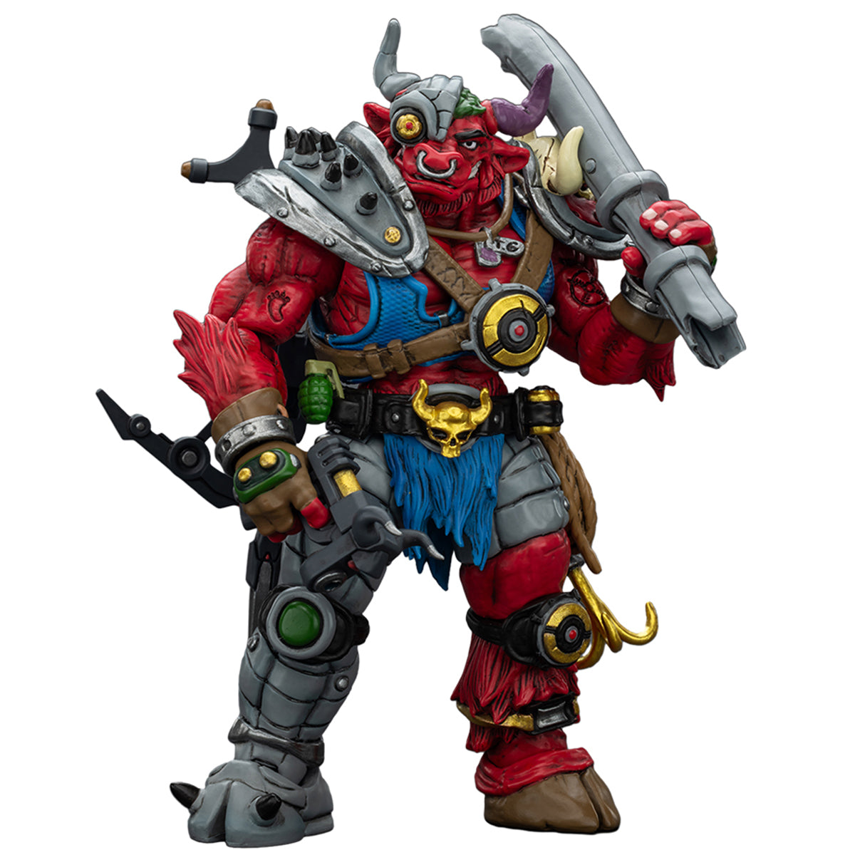 JOYTOY 1/18 TMNT-Dirtbag/Groundchuck/Rahzar Action Figures