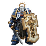 JOYTOY Warhammer Ultramarines Torvald with Power Sword Levantus with Power Sword Metaurus with Power Axe Titus with Laurels of Victory 1/18 Scale Action Figure