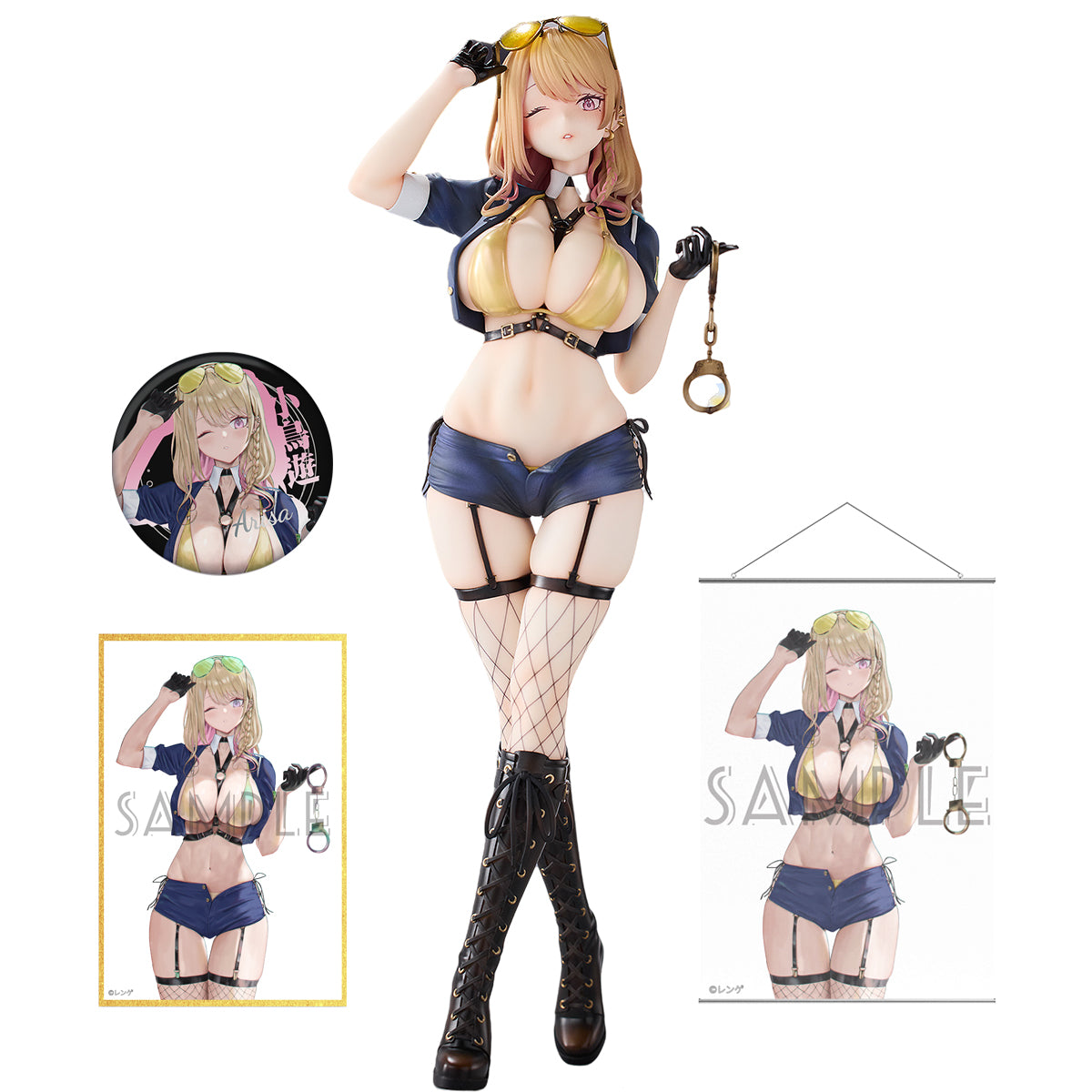 Hanabee Sweetheart Police Arisa Takanashi 1/6 Scale PVC Art Figurine