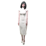 JLAOU DOLL Figure Doll Clothes: White Cheongsam Dress For Action Figure