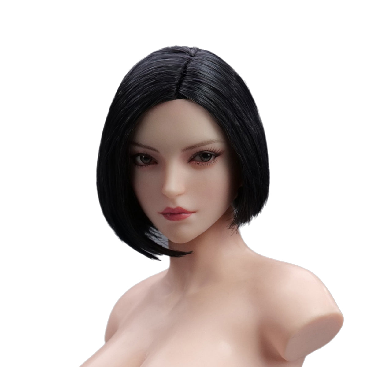 Accesorio para esculpir cabeza de figura de acción YMTOYS: Escultura de cabeza femenina asiática - Xiao Zhao, ojo móvil, para figura miniatura de 30 cm