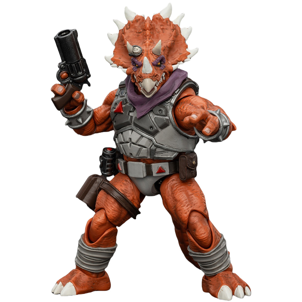 JOYTOY TMNT Casey Jones & Triceraton Infantryman & Adjutant Zork & Captain Zorax Action Figures