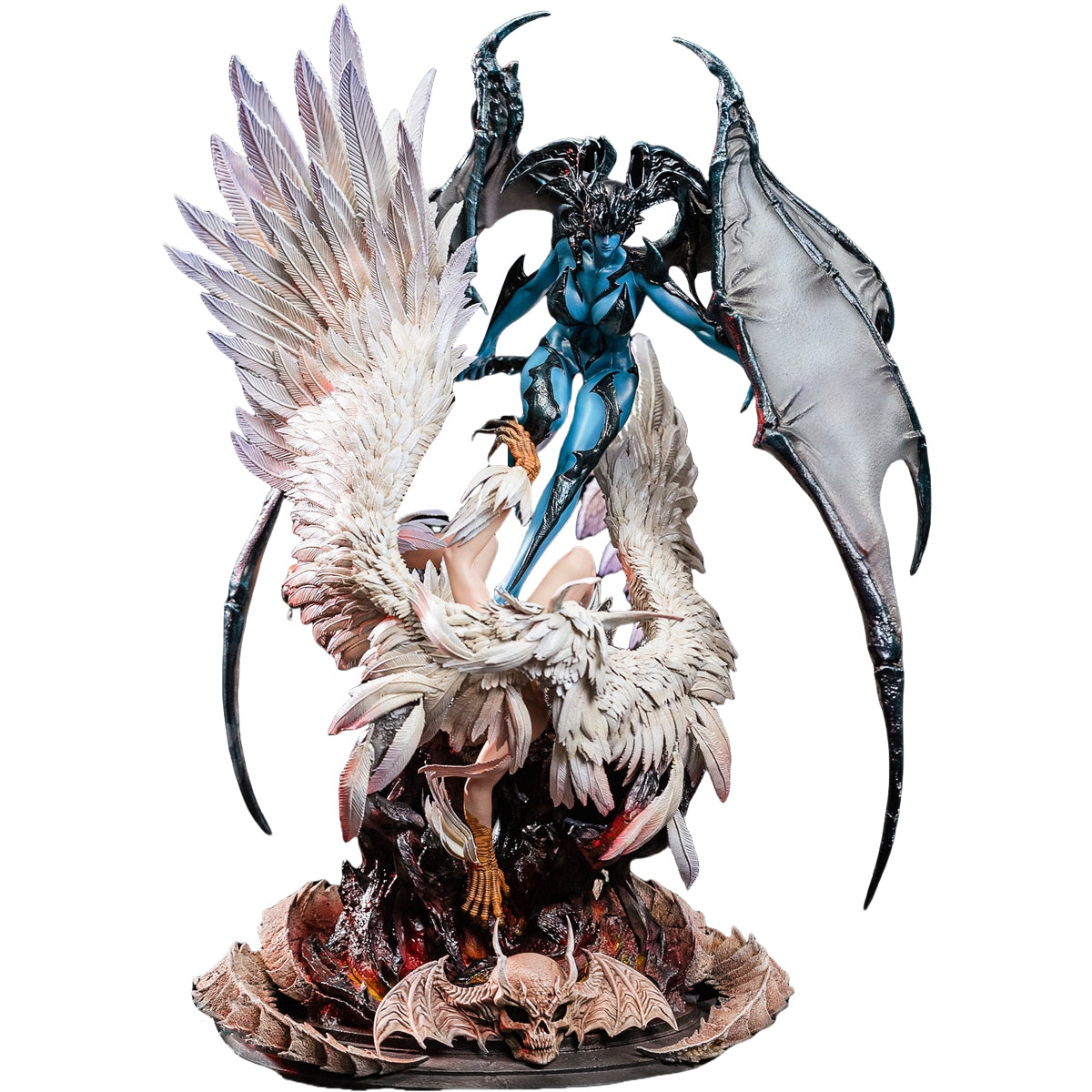HotCat Studio Devilman Lady - Fudo VS Asuka Lan Art Collectible Statue