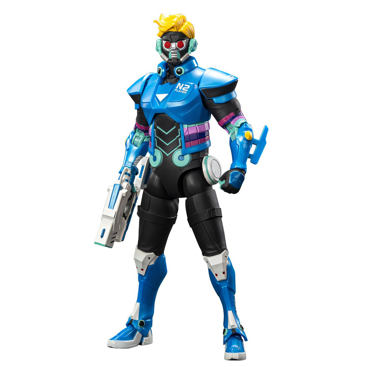 ZD Toys Super War Game Series Collectible Figure Full Set: Star-Lord, Video Game Style, 1:10 Scale Miniature Action Figurine YXXJ