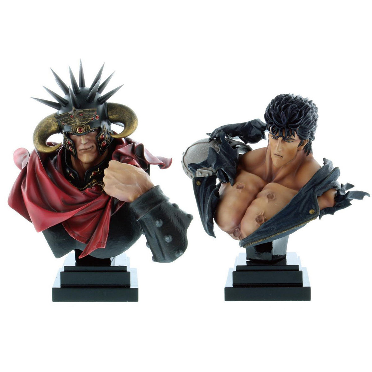 Busto definitivo de la serie Puño de la Estrella del Norte de Model Masters, Kenshiro y Raoh, versión de set, figura de estatua