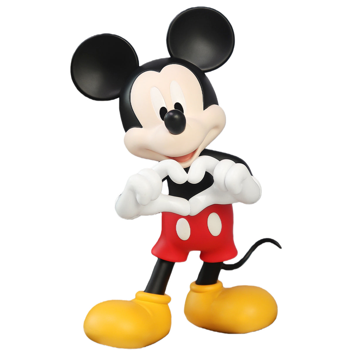 MORSTORM Disney 100th Anniversary Series Classic Color Heart-Hand Mickey Art Statue