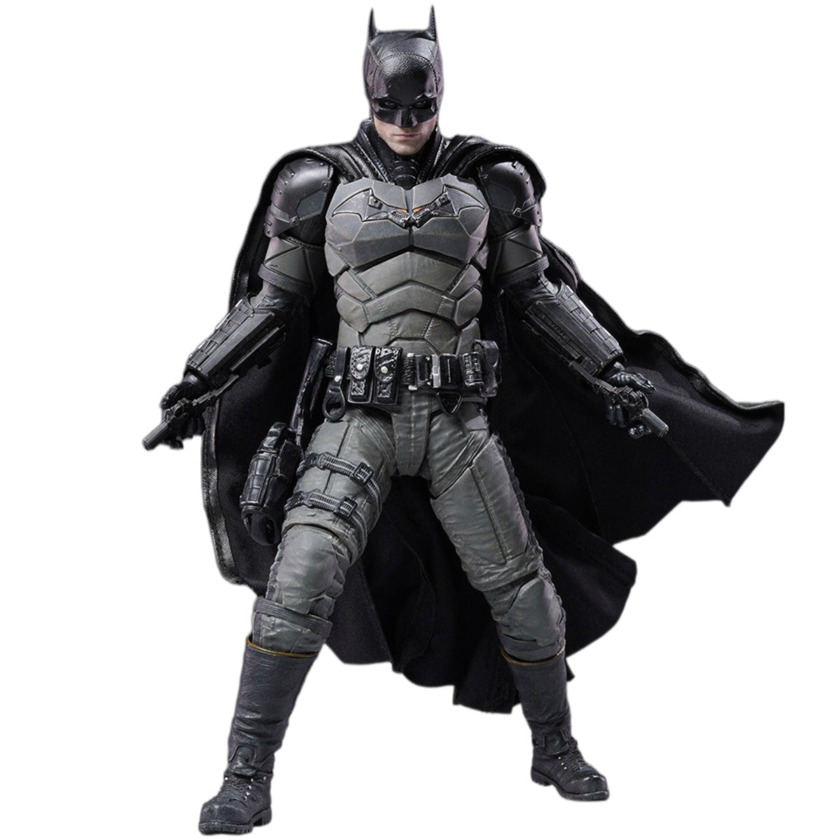 U-P-Finegures LPZZ The Batman 2022 1/12 figure — Standing front view with cape