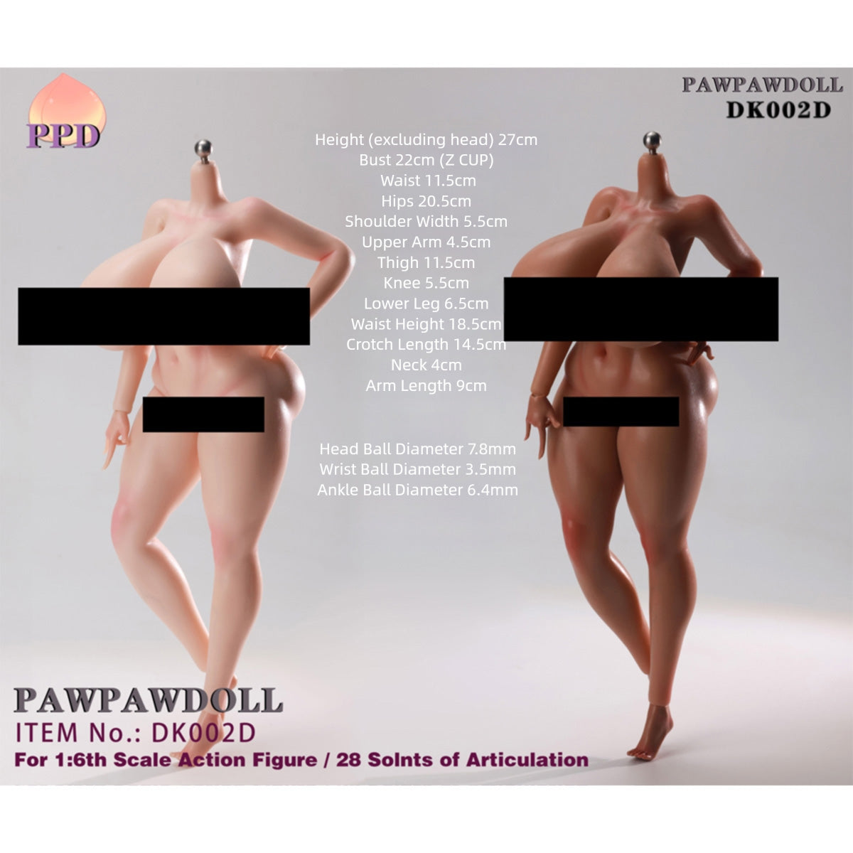 HPST-PAWPAW DOLL-DK002DRS