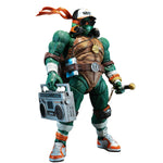 HEATBOYS HEFIG HB0105 Michelangelo 1/12 figure — Front view holding a boombox