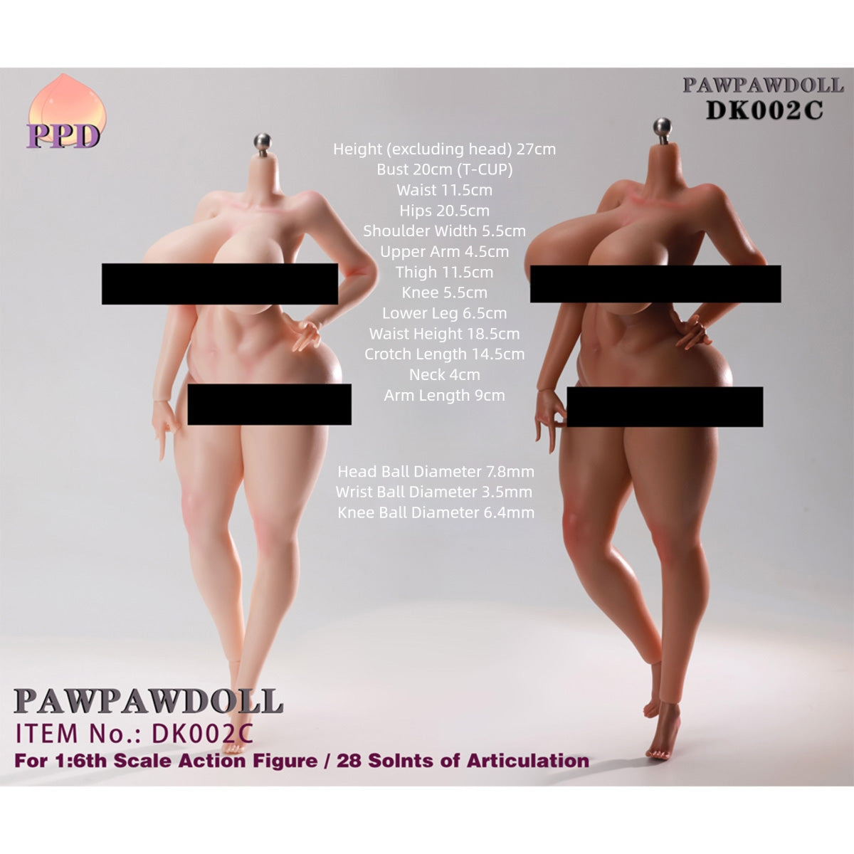 HPST-PAWPAW DOLL-DK002CBF