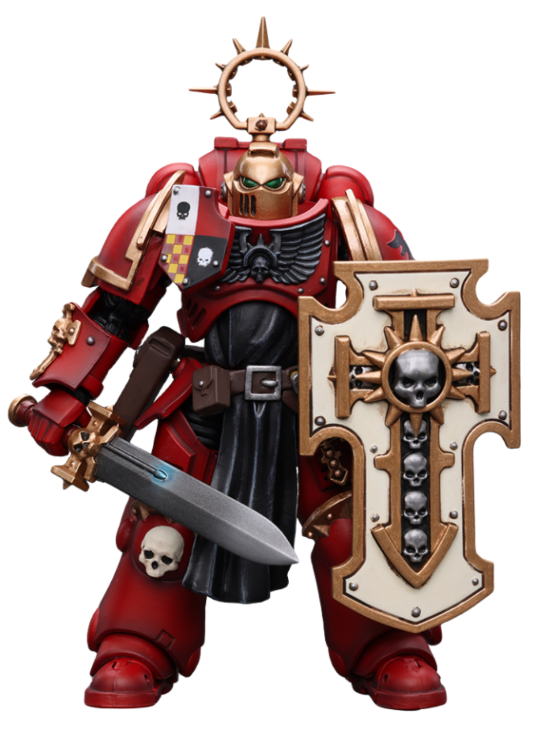 HiPlay JoyToy Warhammer 40K Collectible Figure: Primaris Space Marines Blood Angels Bladeguard Veteran 1:18 Scale Action Figures JT2788 (Blood Angels JT2788)