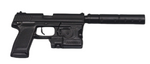 ZYTOYS 1/6 Scale MK23 SOCOM Accessory Model Set, ZY2009D Black Miniature for 12-inch Action Figures, Collectible Soldier Accessory