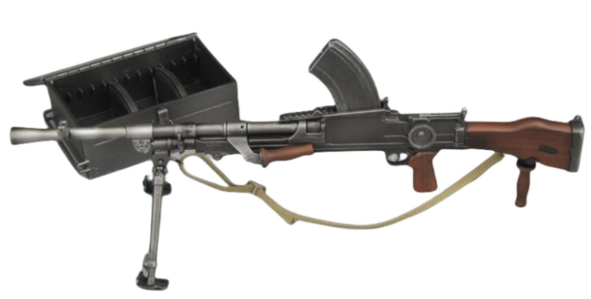 ZYTOYS ZY2003 WWII Bren Light Machine Gun 1:6 Scale Collectible Figure Accessory for 12 Action Figures