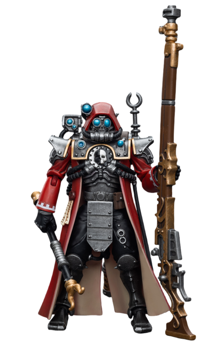 HiPlay JoyToy 40K Collectible Figure: Adeptus Mechanicus Skitarii Ranger with Transuranic Arquebus 1:18 Scale Action Figures JT7851 (Ranger with Transuranic Arquebus)