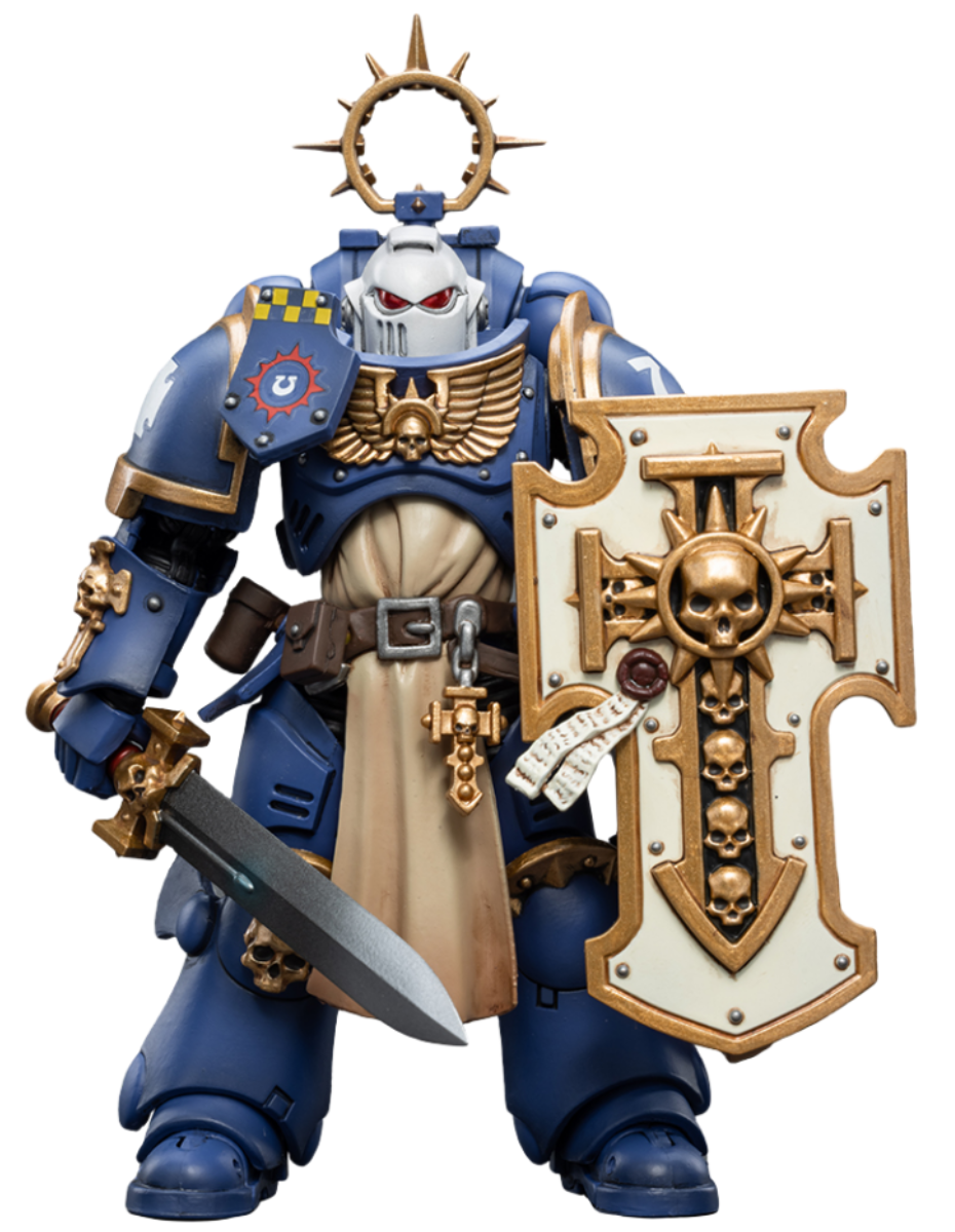 HiPlay JoyToy 40K Collectible Figure: Ultramarine Bladeguard Veteran 03 1:18 Scale Action Figures JT2344 (Veteran 03)