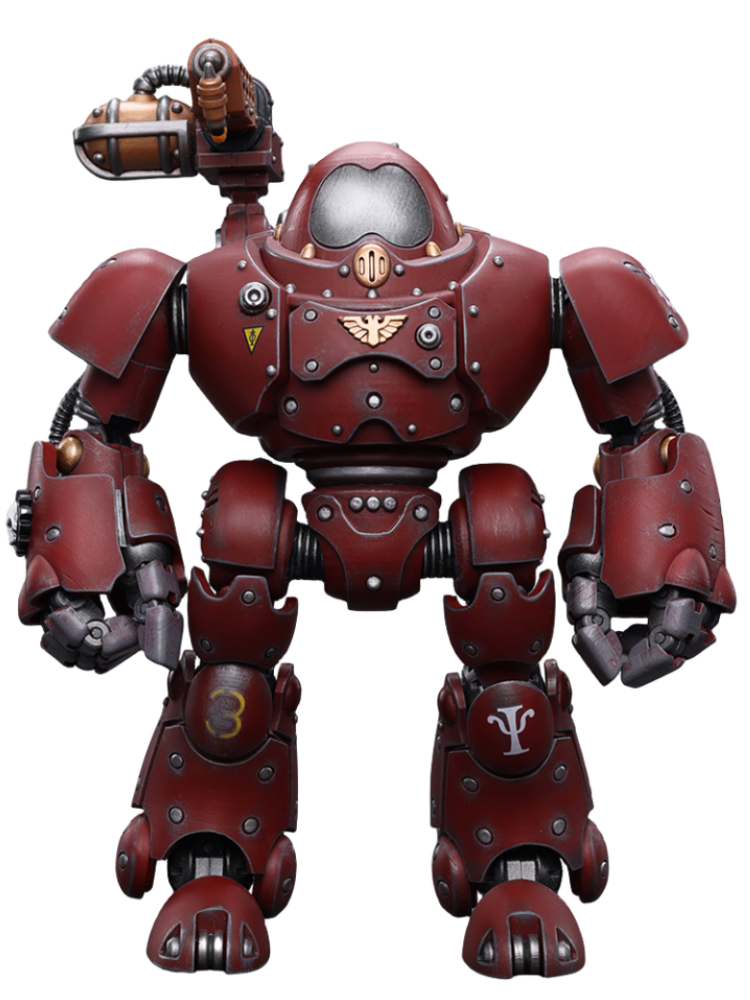 HiPlay JoyToy Warhammer 40K Collectible Figure: Adeptus Mechanicus Kastelan Robot with Incendine Combustor 1:18 Scale Action Figures