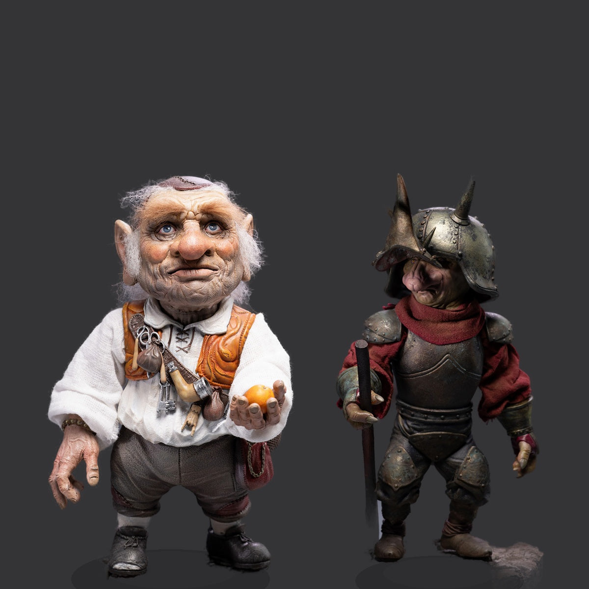 Infinite Statue Labyrinth 40th Anniversary Goblin Warrior & Hoggle the Dwarf 1/6 Scale Action Figure