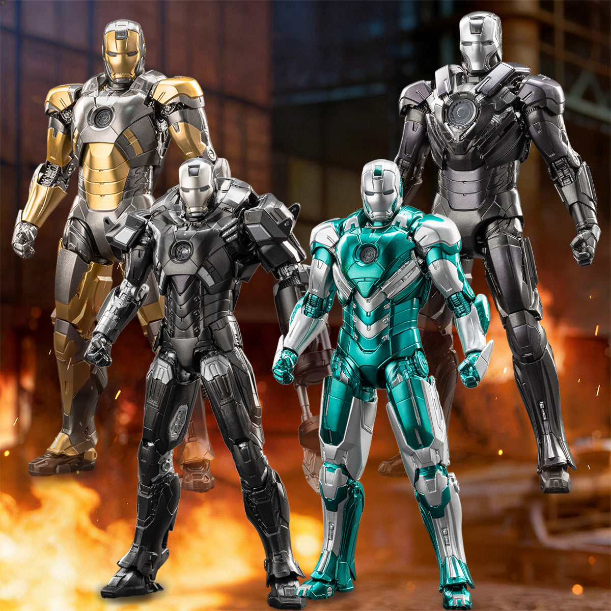 ZD Toys Marvel Iron Man Mark (Non-LED Version) 1/10 Scale Action Figure
