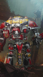JOYTOY Imperial Knights House Raven Knight Errant & Ultramarines Relic Secundus Armour with Artificer Bolt Rifle Chainsword and Bolt Pistol Action Figures