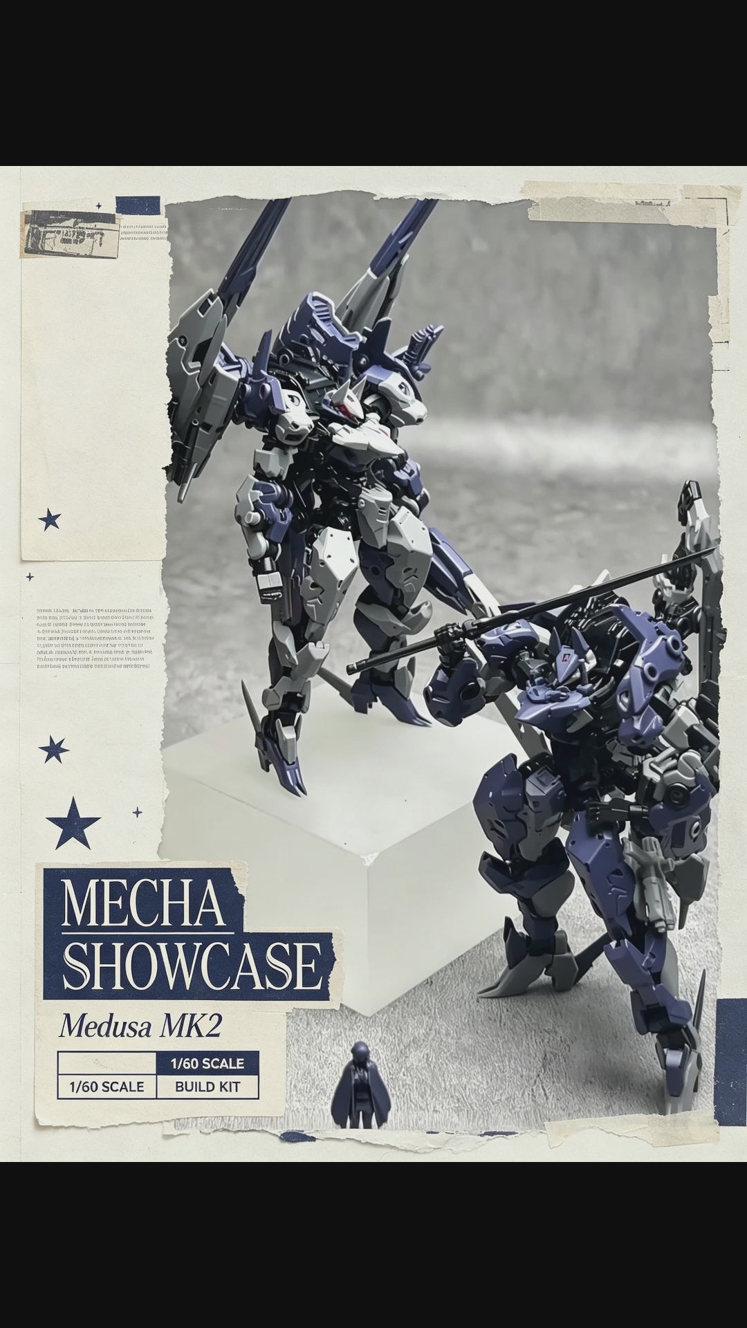 BigFirebird Wegbereiter Von Morgen ND-02 Medusa MK-2 & Fuyi 1/60 Scale Plastic Assembly Model Kit