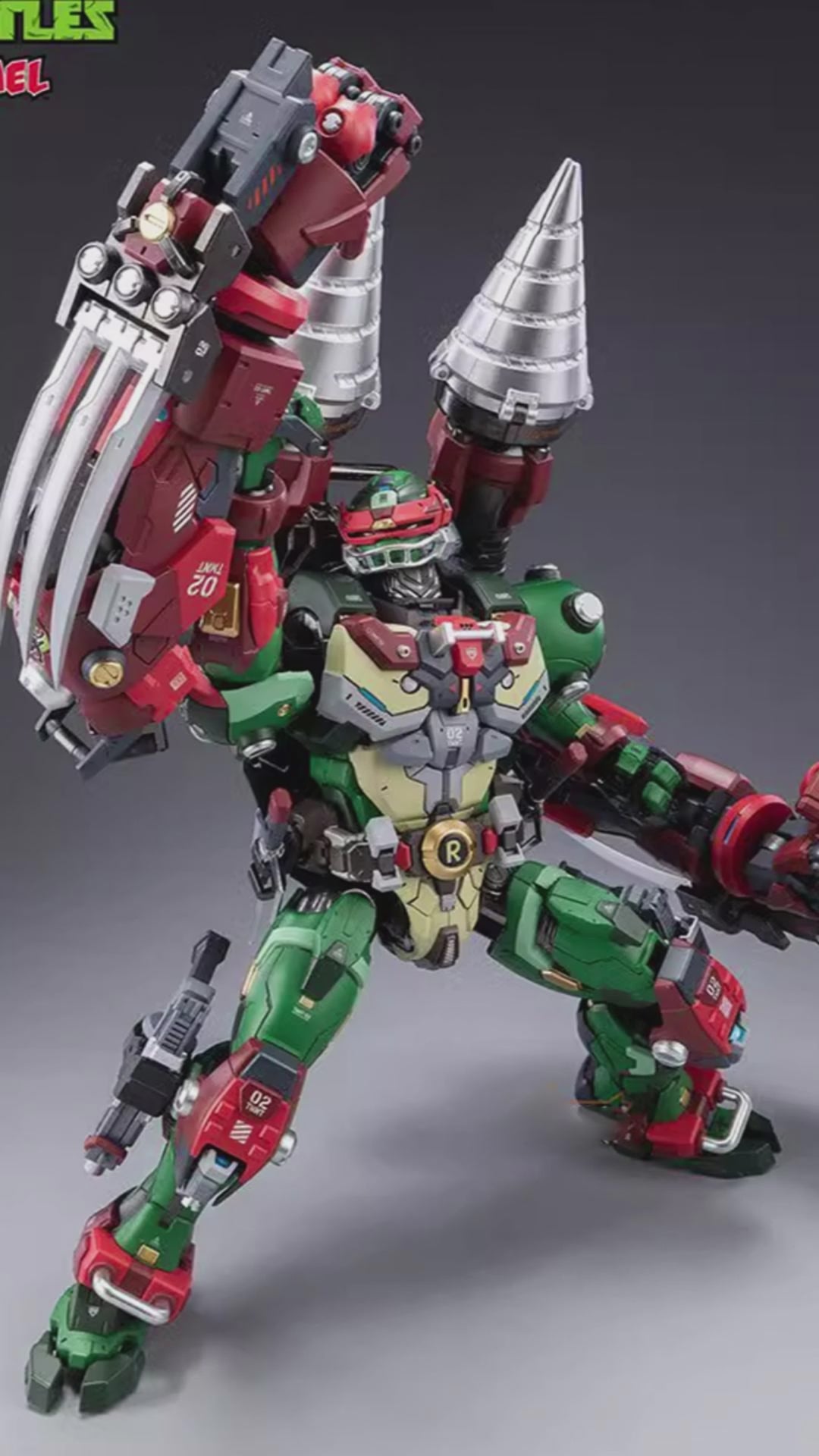 HEATBOYS Mecha Alloy Armor TMNT Leonardo HB0012 Raphael HB0013 Michelangelo HB0014 Donatello HB0015 4-Turtle Set Action Figure