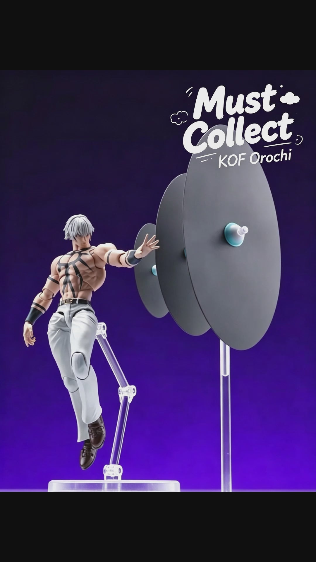 Fondjoy The King of Fighters '97 Orochi (FL13-1) 1/12 Scale Action Figure Collectible with Accessories and Effects