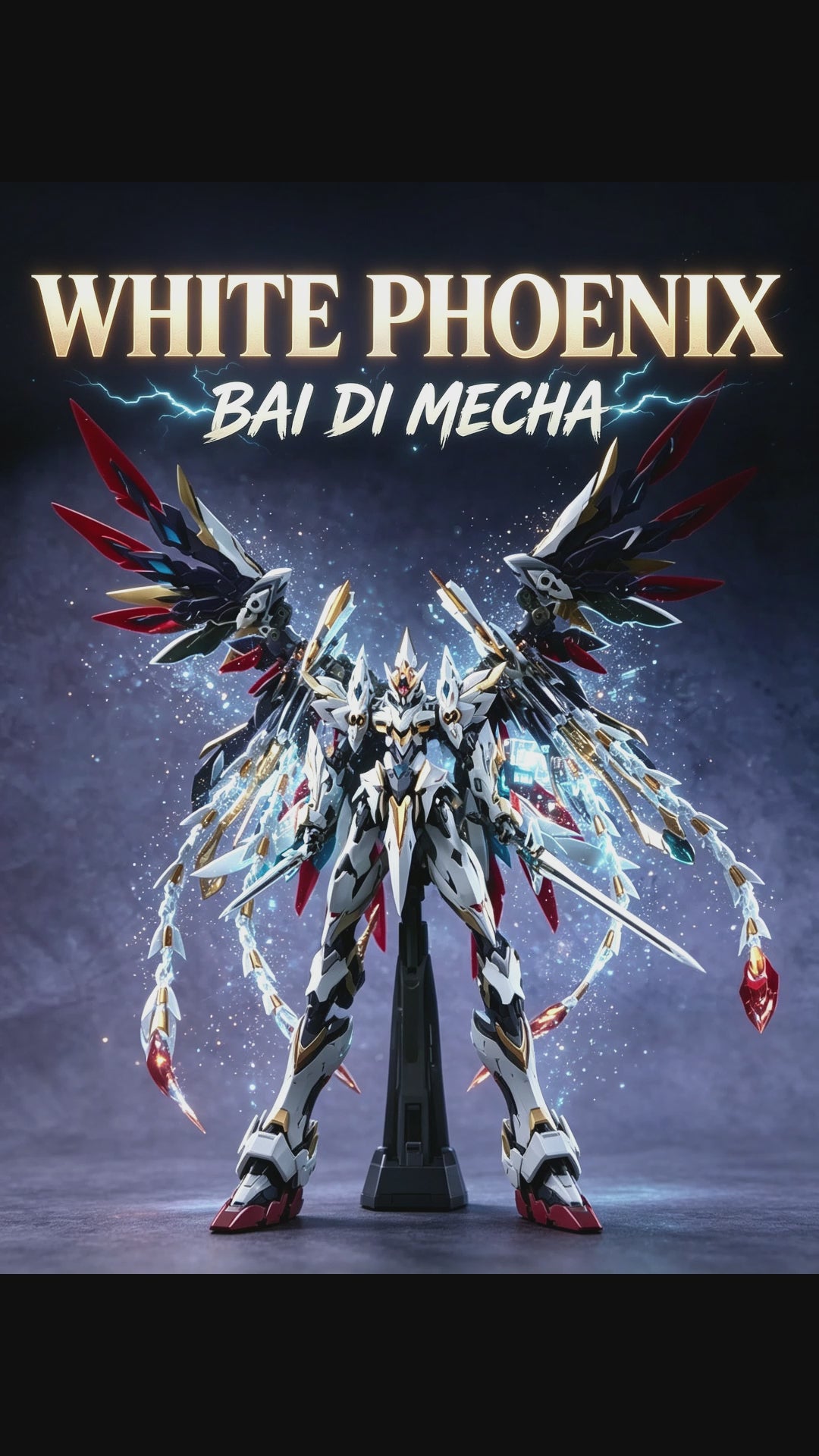Yuyitang Emperor Haoling (Divine Phoenix Outfit) Metal Frame 1/100 Scale Plastic White Emperor Mythical Mecha Model Kit