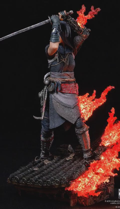 Statuette de jeu PureArts Assassin's Creed Shadows Animus Naoe 28 cm